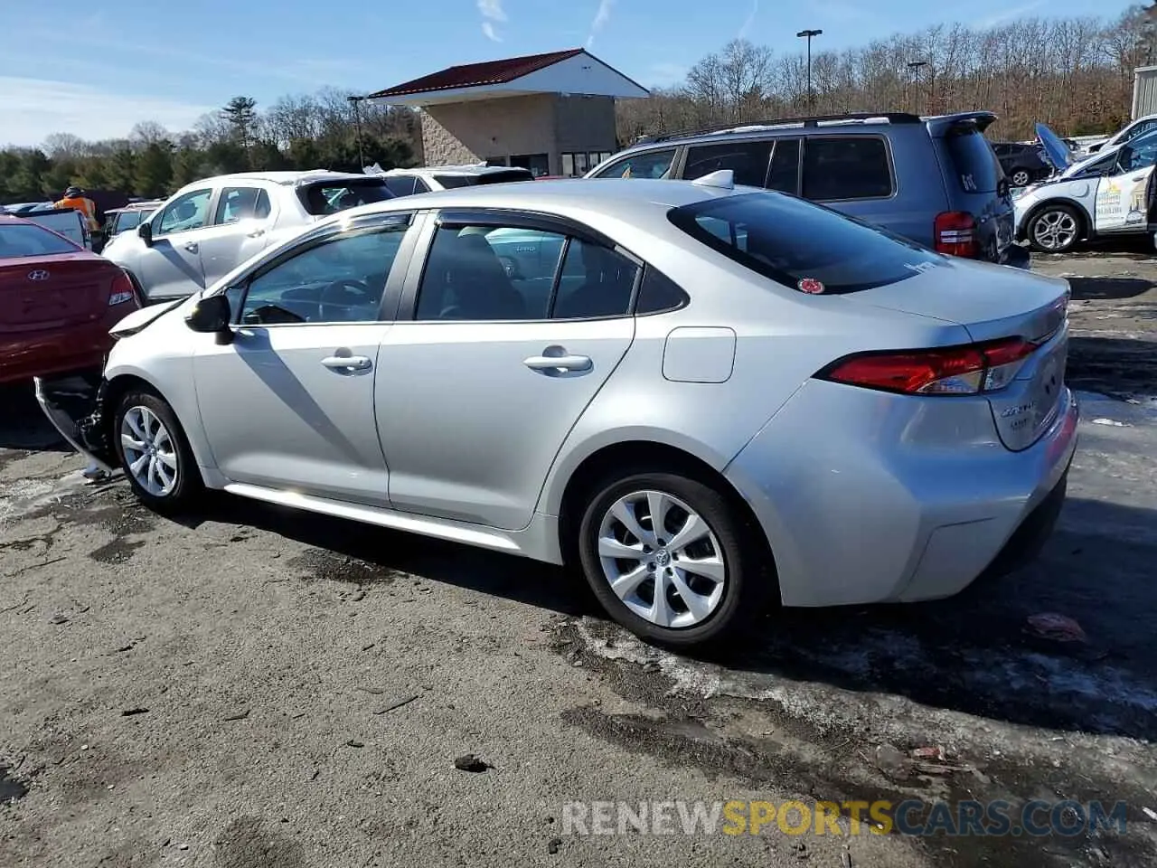 2 fotografías del automóvil dañado 5YFB4MDE7RP204825 TOYOTA COROLLA 2024
