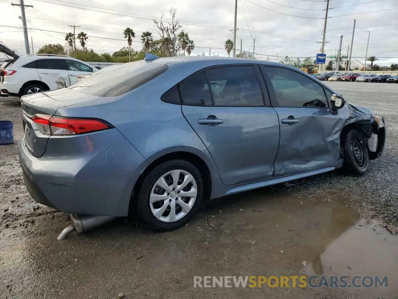 3 fotografías del automóvil dañado 5YFB4MDE7RP223634 TOYOTA COROLLA 2024