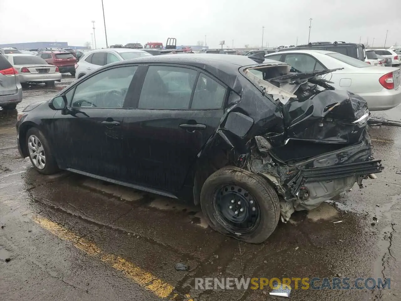 2 fotografías del automóvil dañado 5YFB4MDE8RP099017 TOYOTA COROLLA 2024