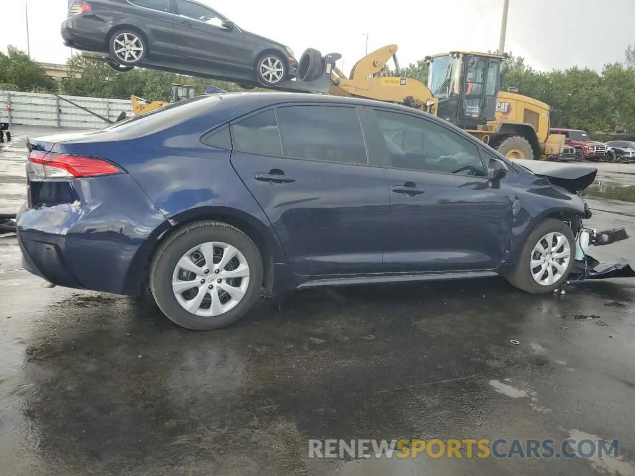 3 fotografías del automóvil dañado 5YFB4MDE8RP110100 TOYOTA COROLLA 2024