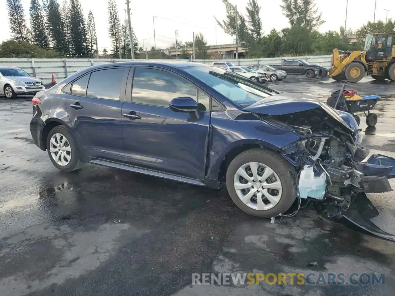 4 fotografías del automóvil dañado 5YFB4MDE8RP110100 TOYOTA COROLLA 2024