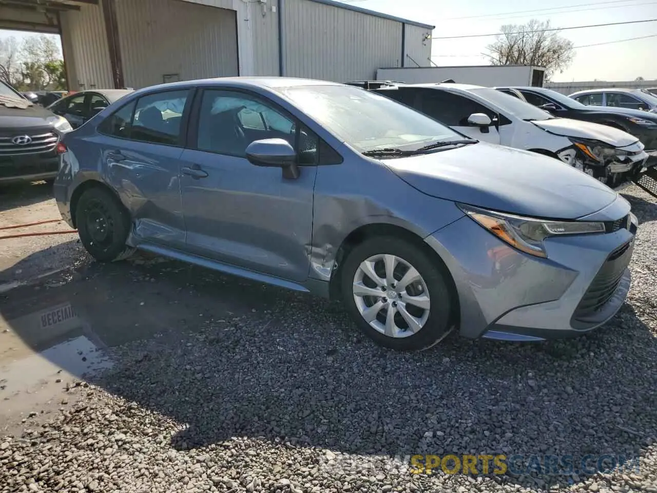 4 fotografías del automóvil dañado 5YFB4MDE8RP114910 TOYOTA COROLLA 2024