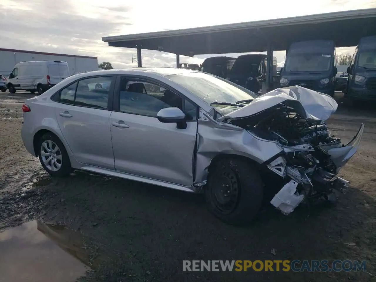 4 fotografías del automóvil dañado 5YFB4MDE8RP115121 TOYOTA COROLLA 2024