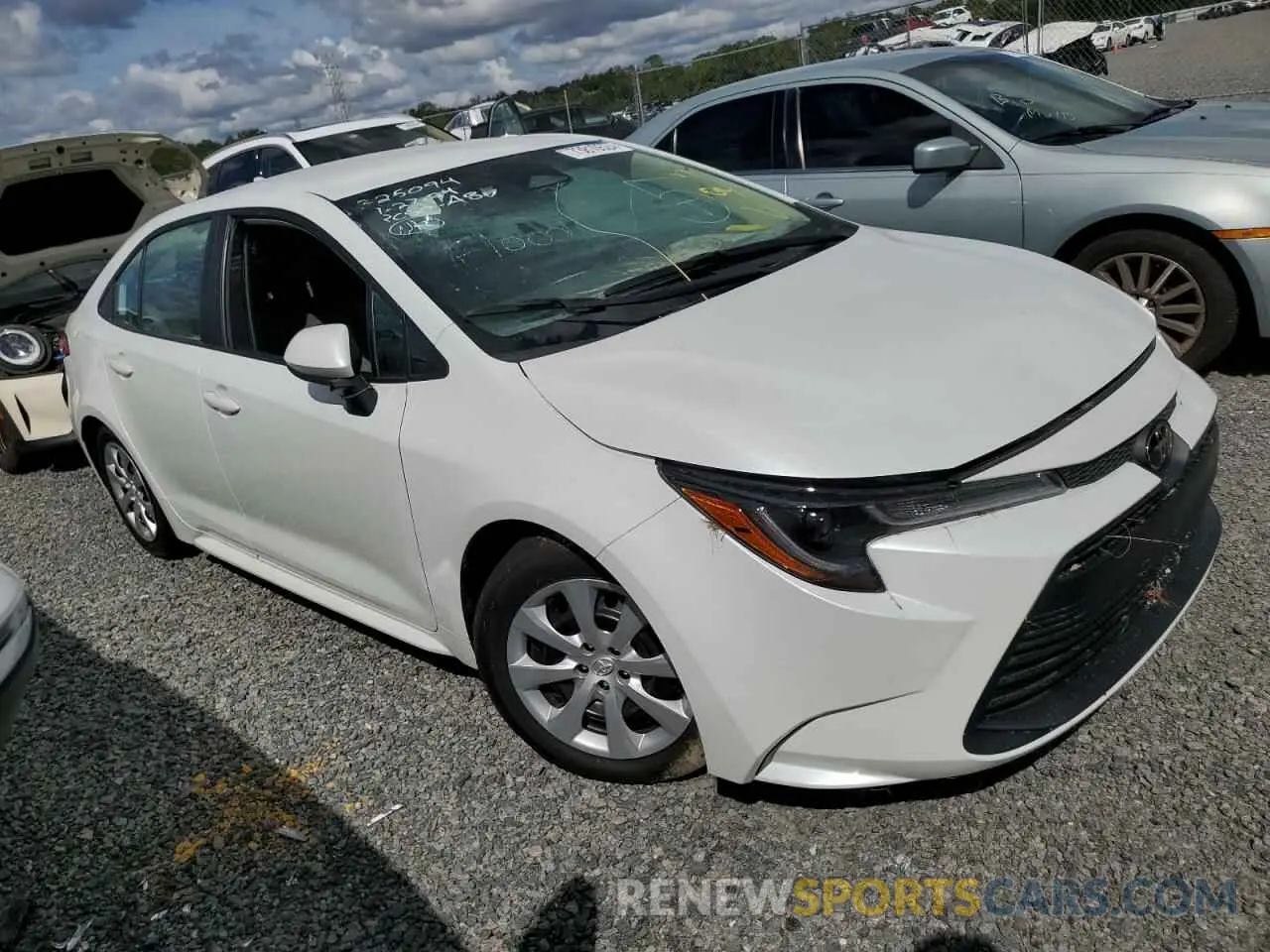 4 fotografías del automóvil dañado 5YFB4MDE8RP115524 TOYOTA COROLLA 2024