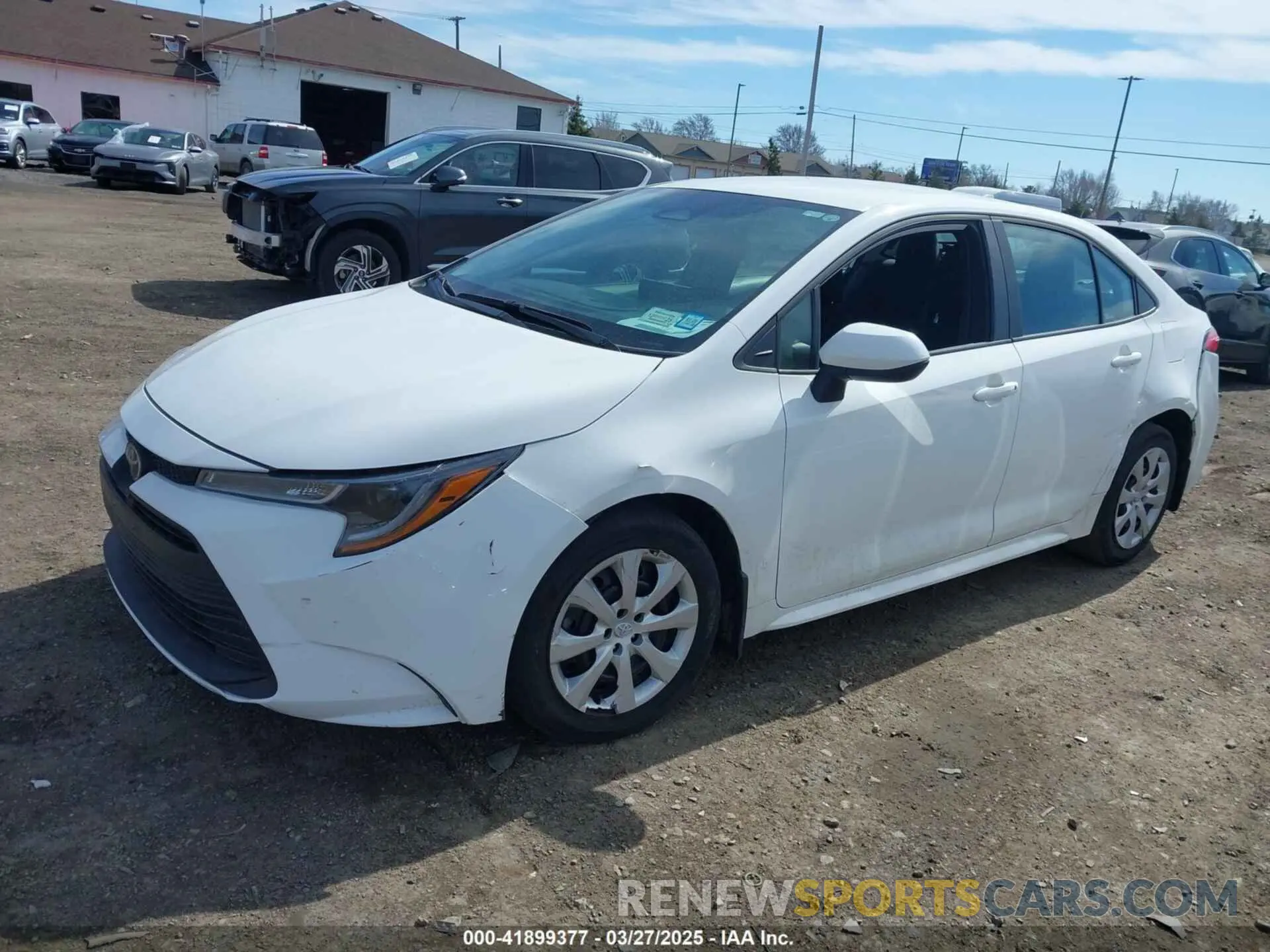 2 fotografías del automóvil dañado 5YFB4MDE8RP117452 TOYOTA COROLLA 2024