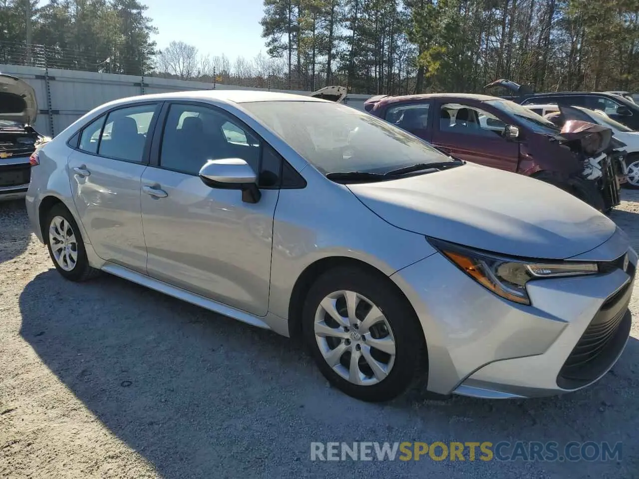 4 fotografías del automóvil dañado 5YFB4MDE8RP127169 TOYOTA COROLLA 2024