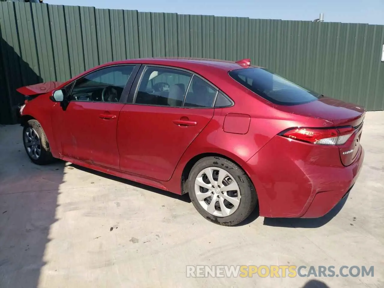 2 fotografías del automóvil dañado 5YFB4MDE8RP130640 TOYOTA COROLLA 2024