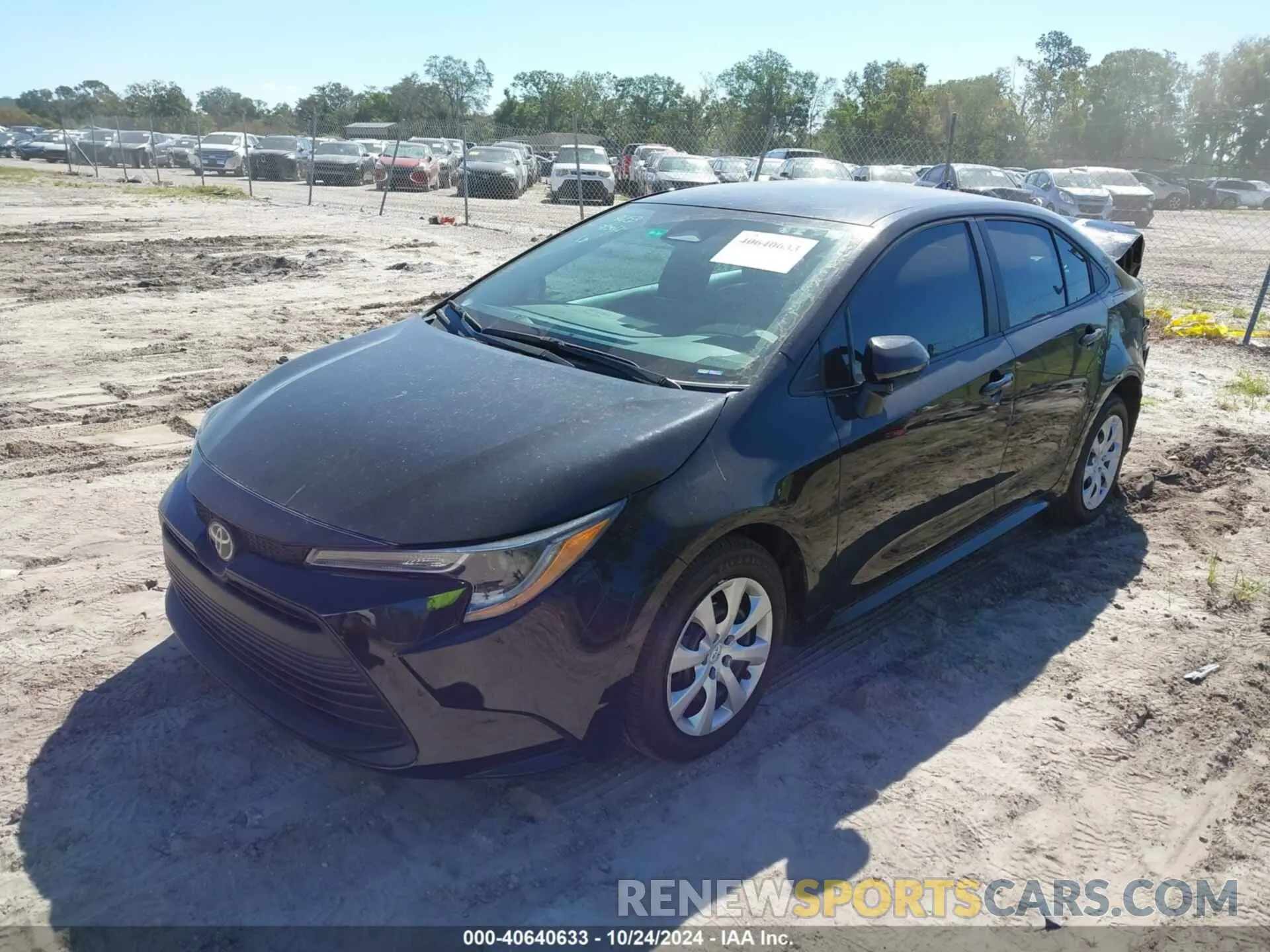2 fotografías del automóvil dañado 5YFB4MDE8RP155036 TOYOTA COROLLA 2024