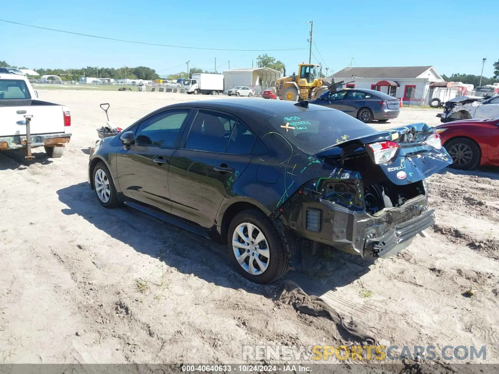 3 fotografías del automóvil dañado 5YFB4MDE8RP155036 TOYOTA COROLLA 2024