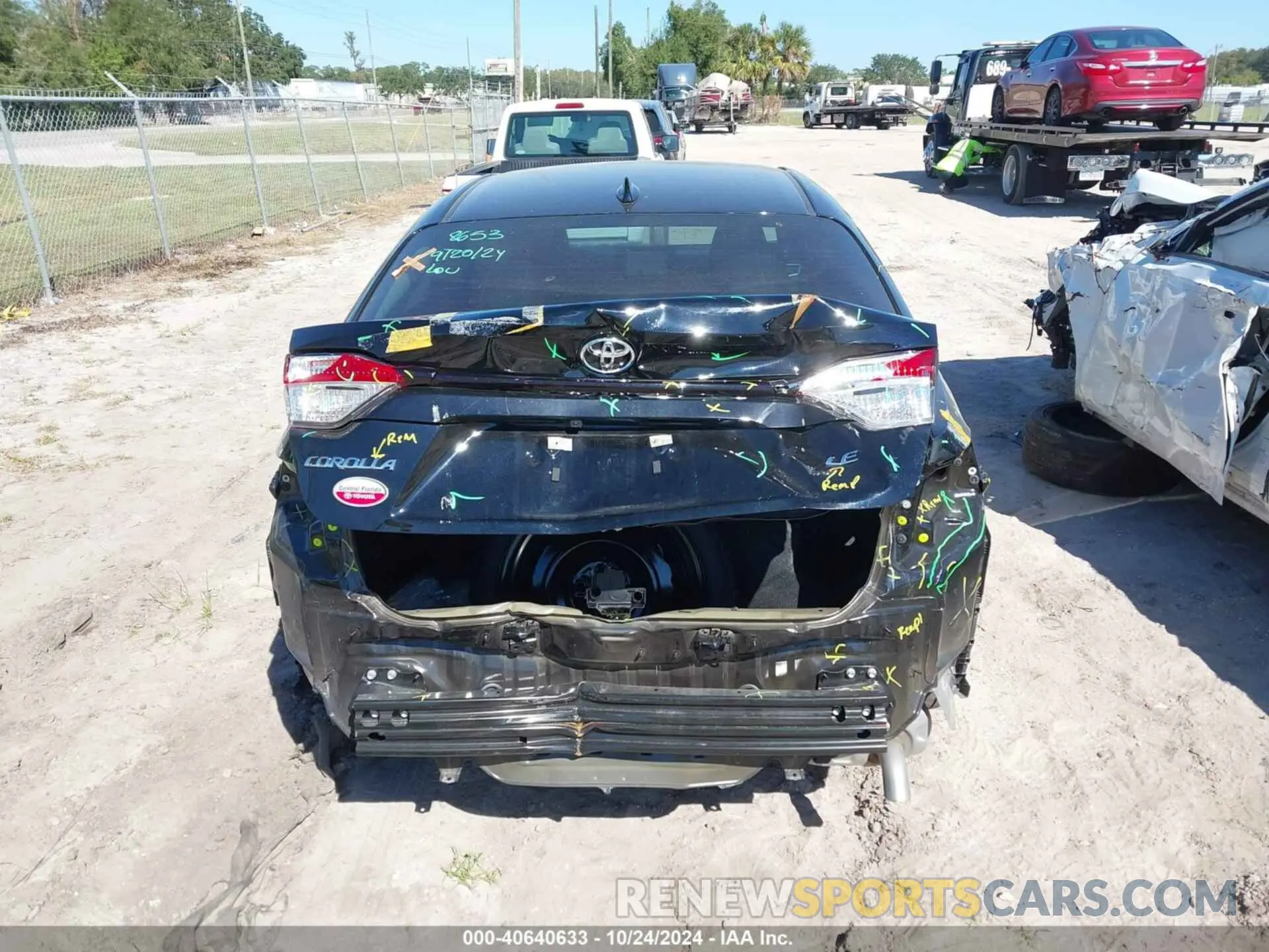 6 fotografías del automóvil dañado 5YFB4MDE8RP155036 TOYOTA COROLLA 2024