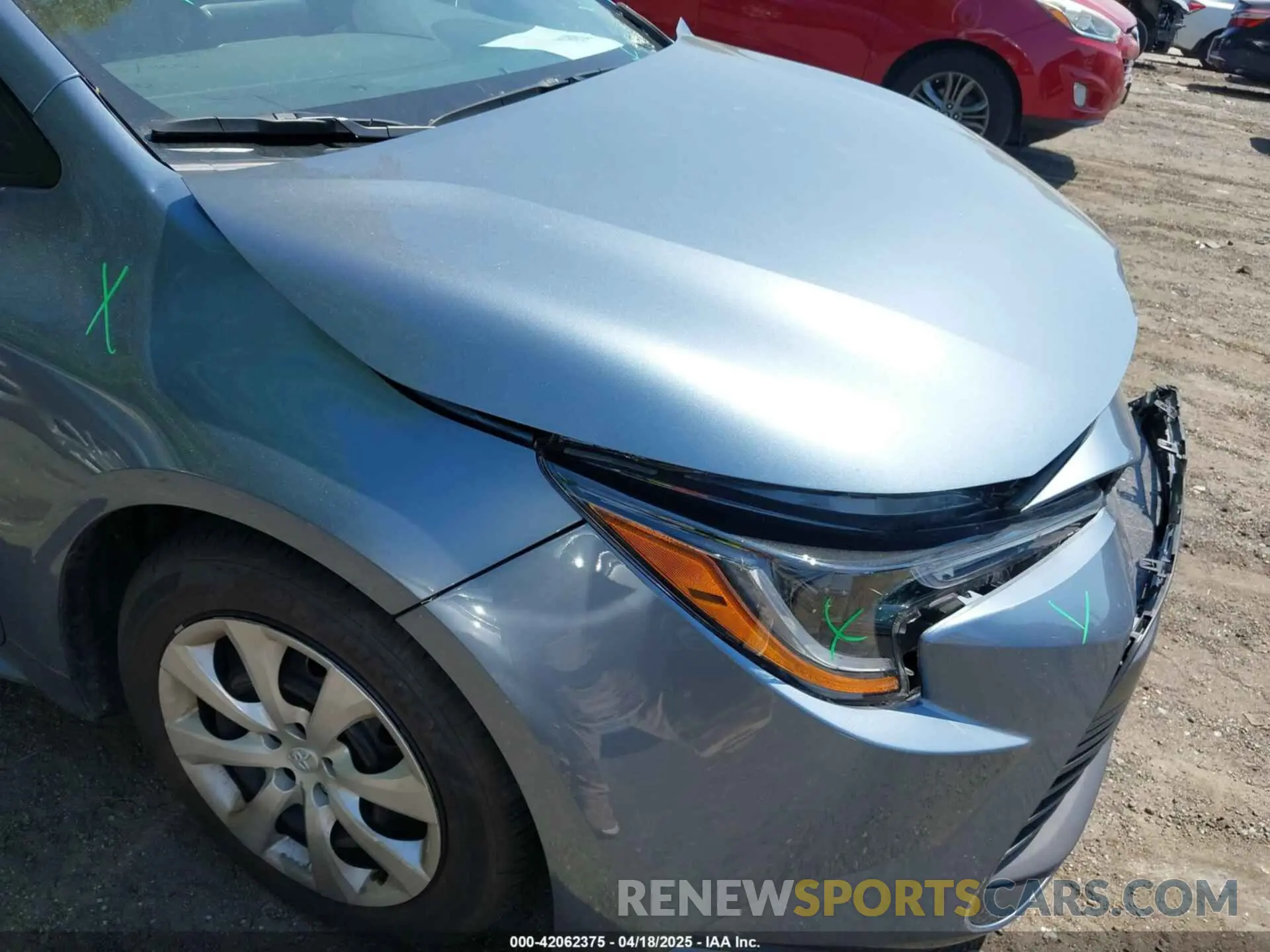 18 fotografías del automóvil dañado 5YFB4MDE8RP156719 TOYOTA COROLLA 2024