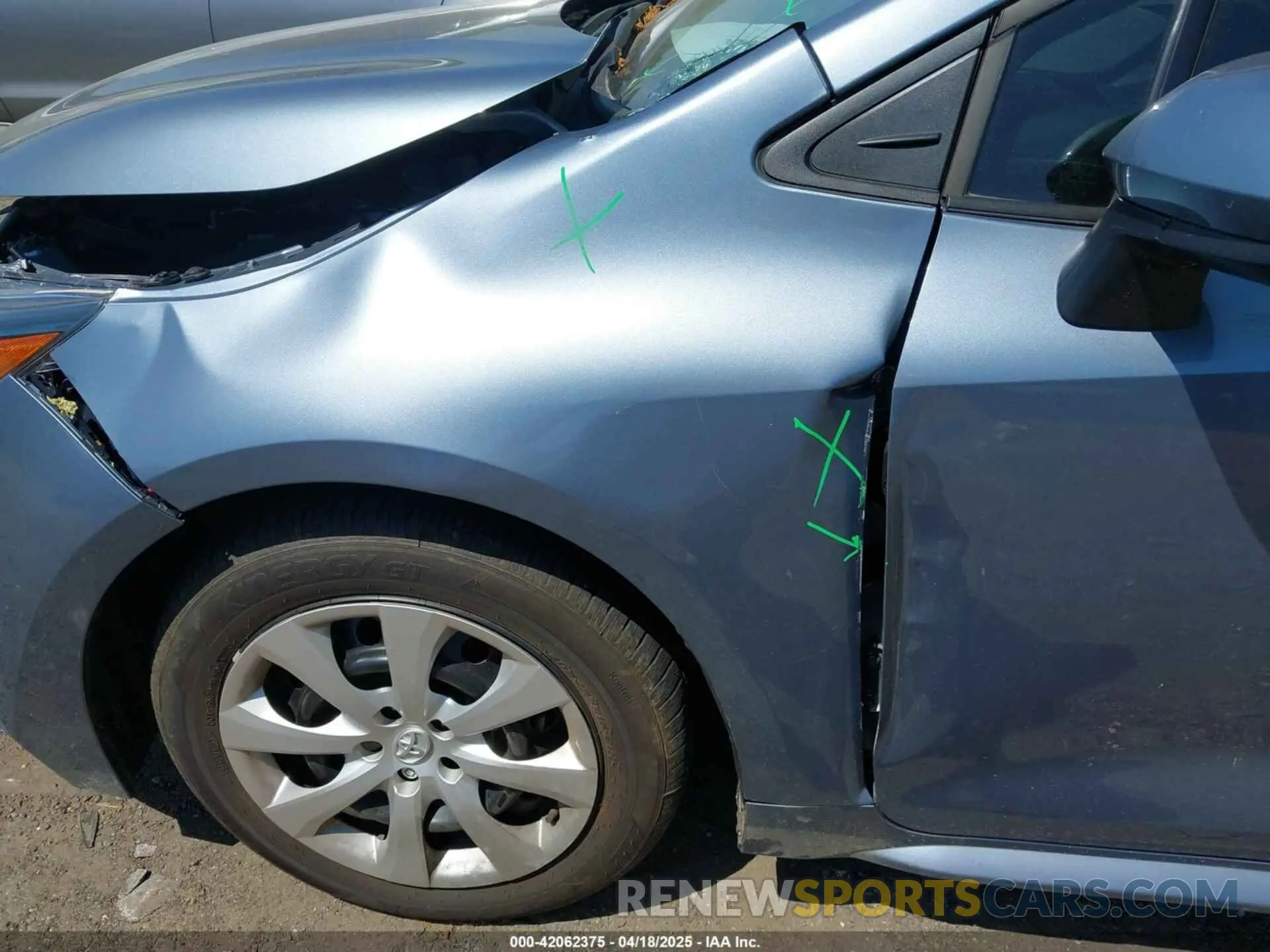 19 fotografías del automóvil dañado 5YFB4MDE8RP156719 TOYOTA COROLLA 2024