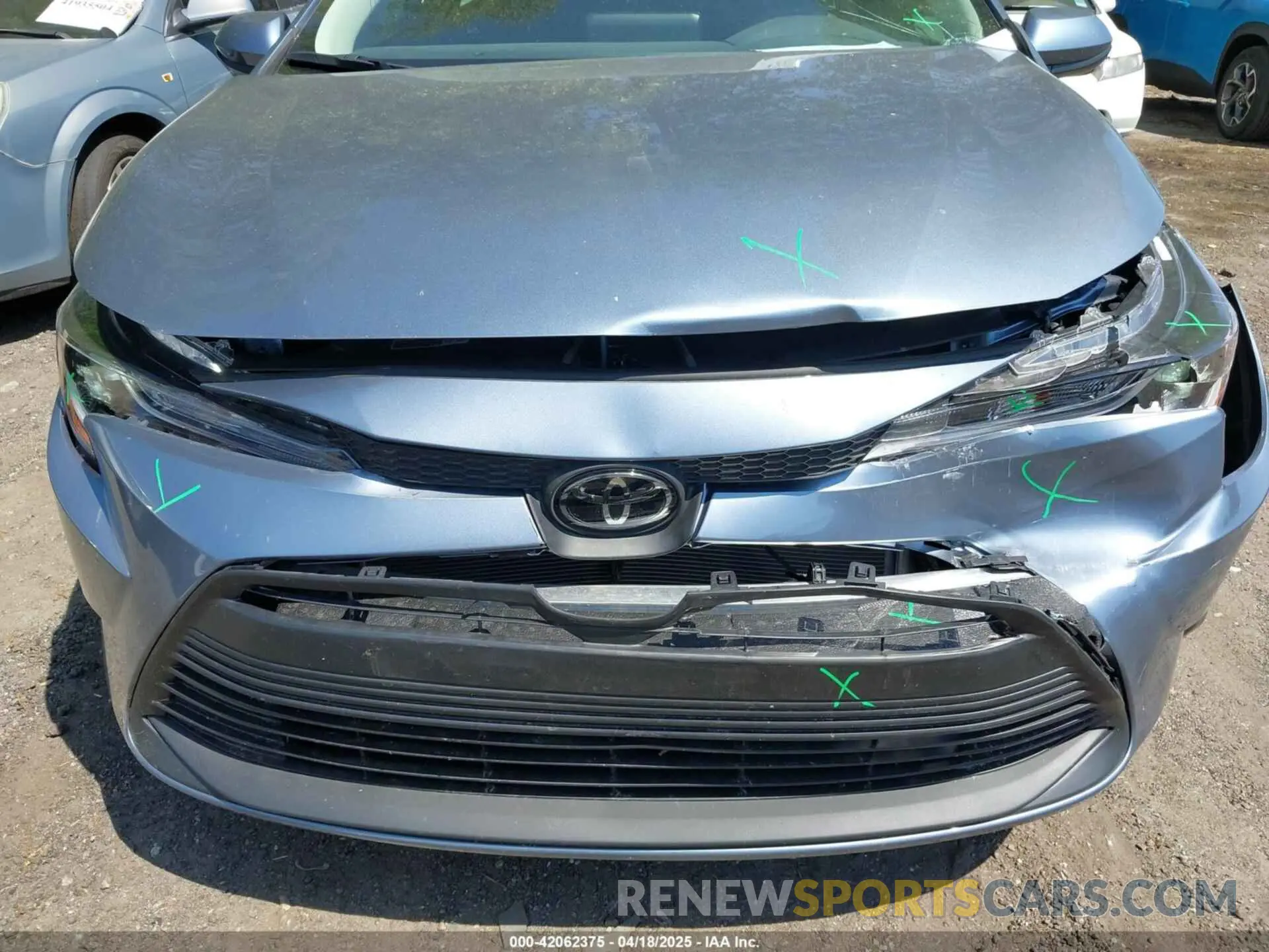 6 fotografías del automóvil dañado 5YFB4MDE8RP156719 TOYOTA COROLLA 2024
