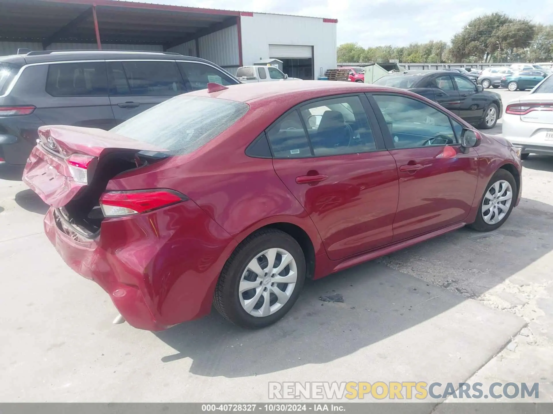 4 fotografías del automóvil dañado 5YFB4MDE8RP158468 TOYOTA COROLLA 2024