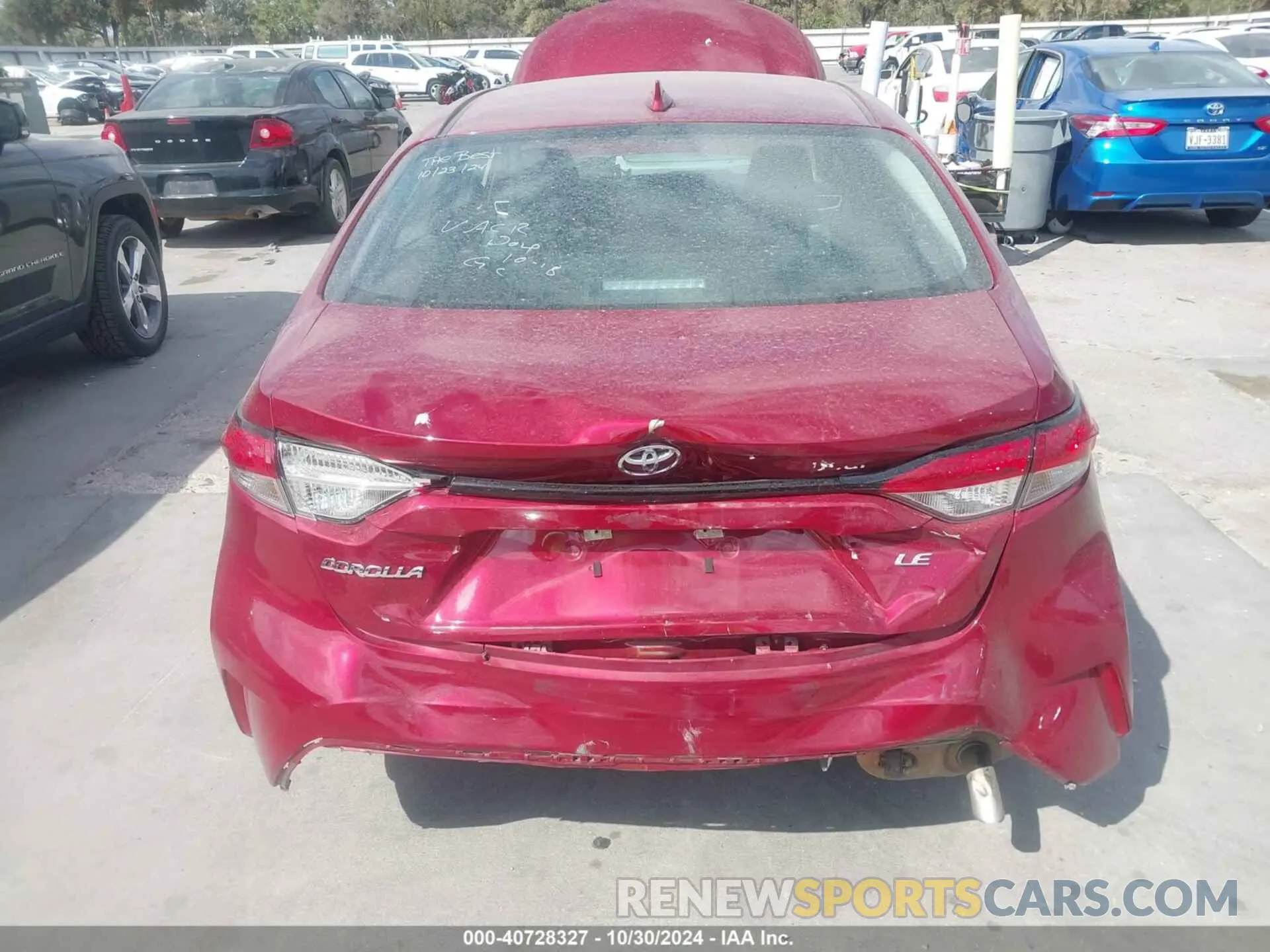 6 fotografías del automóvil dañado 5YFB4MDE8RP158468 TOYOTA COROLLA 2024