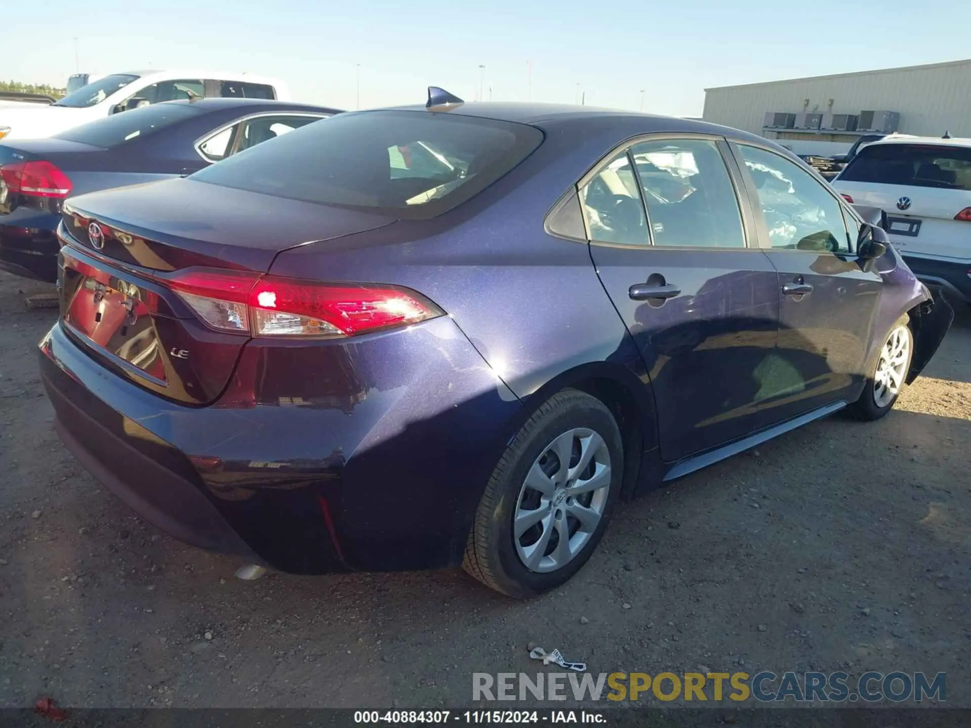 4 fotografías del automóvil dañado 5YFB4MDE8RP167770 TOYOTA COROLLA 2024