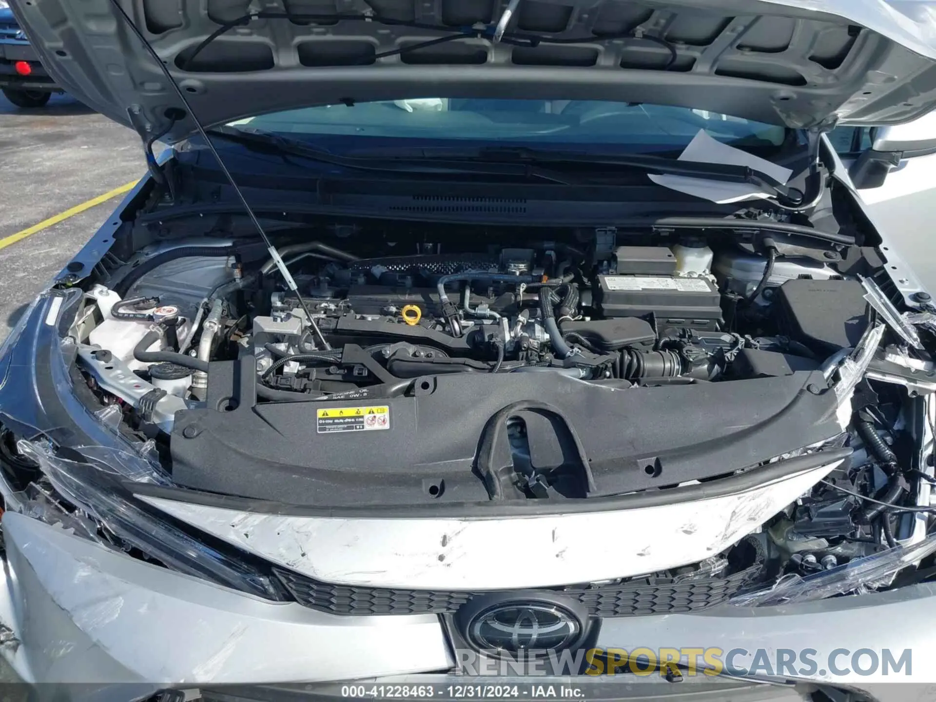 10 fotografías del automóvil dañado 5YFB4MDE8RP170622 TOYOTA COROLLA 2024