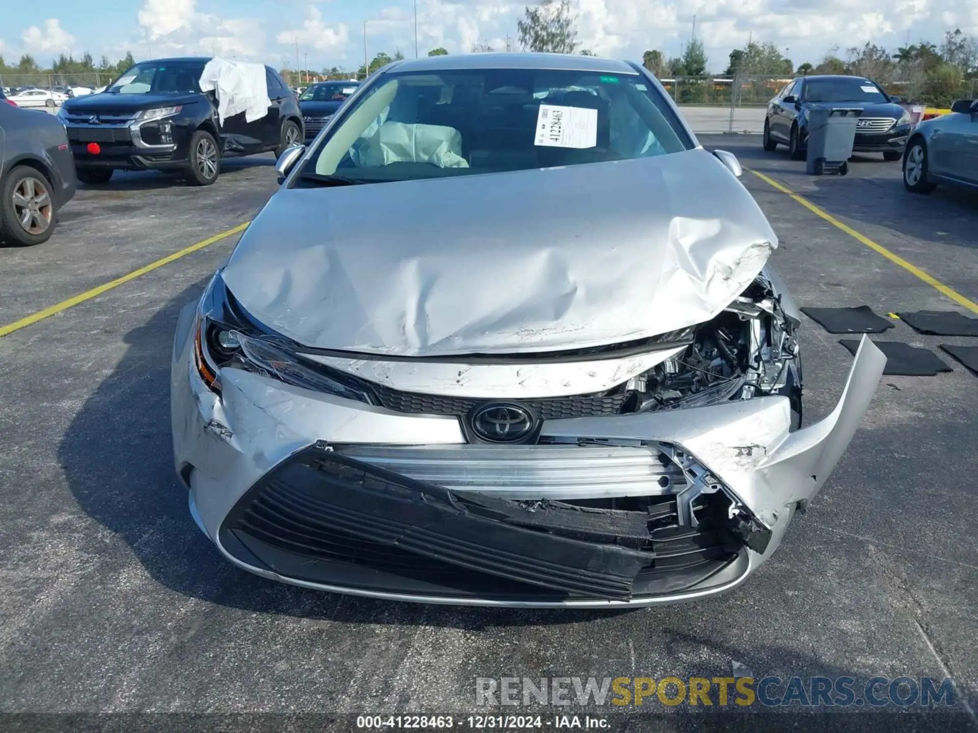 6 fotografías del automóvil dañado 5YFB4MDE8RP170622 TOYOTA COROLLA 2024
