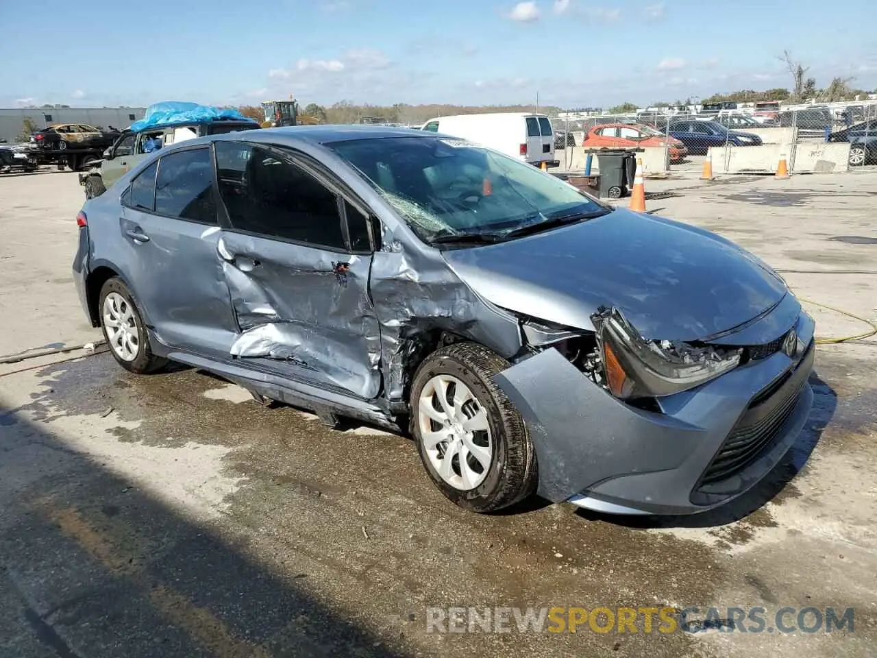 4 fotografías del automóvil dañado 5YFB4MDE8RP183130 TOYOTA COROLLA 2024