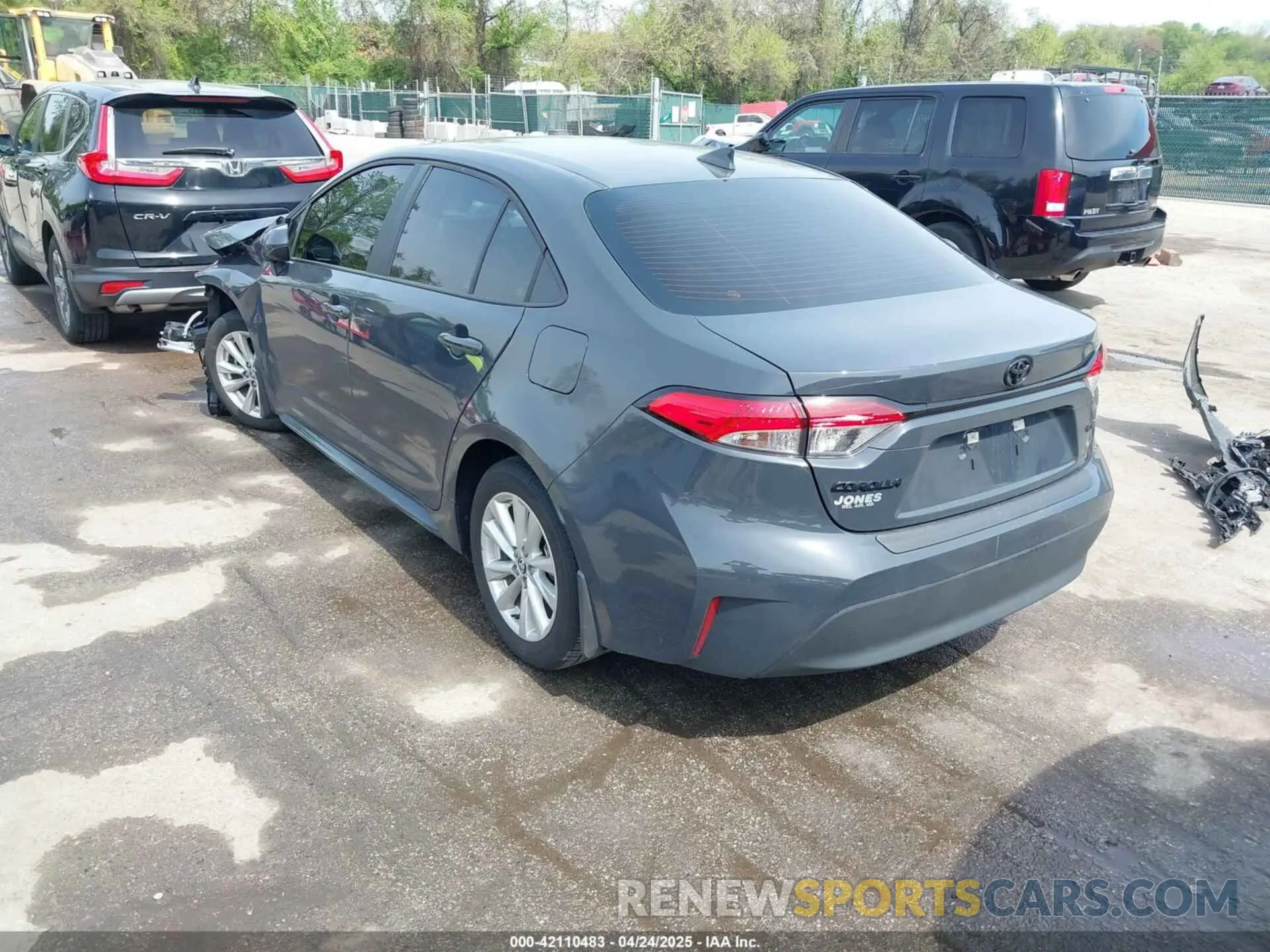 3 fotografías del automóvil dañado 5YFB4MDE8RP214456 TOYOTA COROLLA 2024