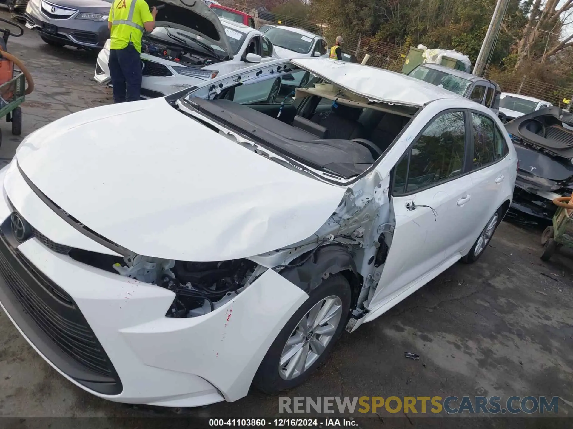 6 fotografías del automóvil dañado 5YFB4MDE9RP097499 TOYOTA COROLLA 2024
