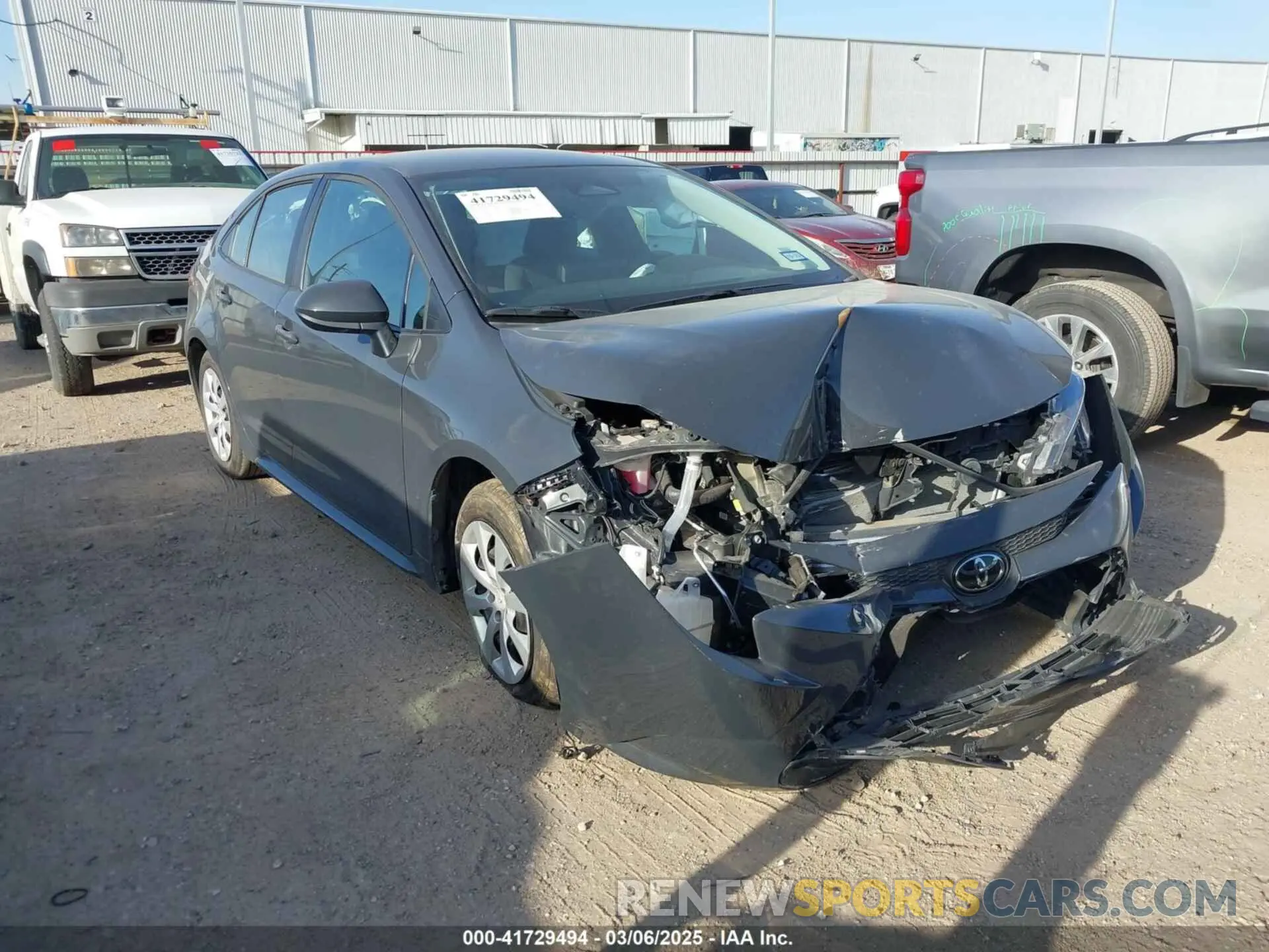 1 fotografías del automóvil dañado 5YFB4MDE9RP101048 TOYOTA COROLLA 2024