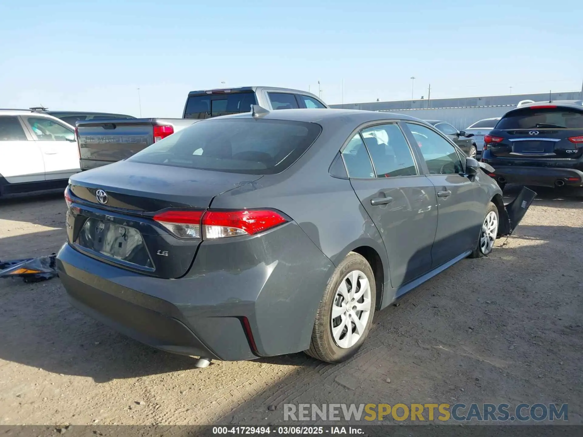 4 fotografías del automóvil dañado 5YFB4MDE9RP101048 TOYOTA COROLLA 2024