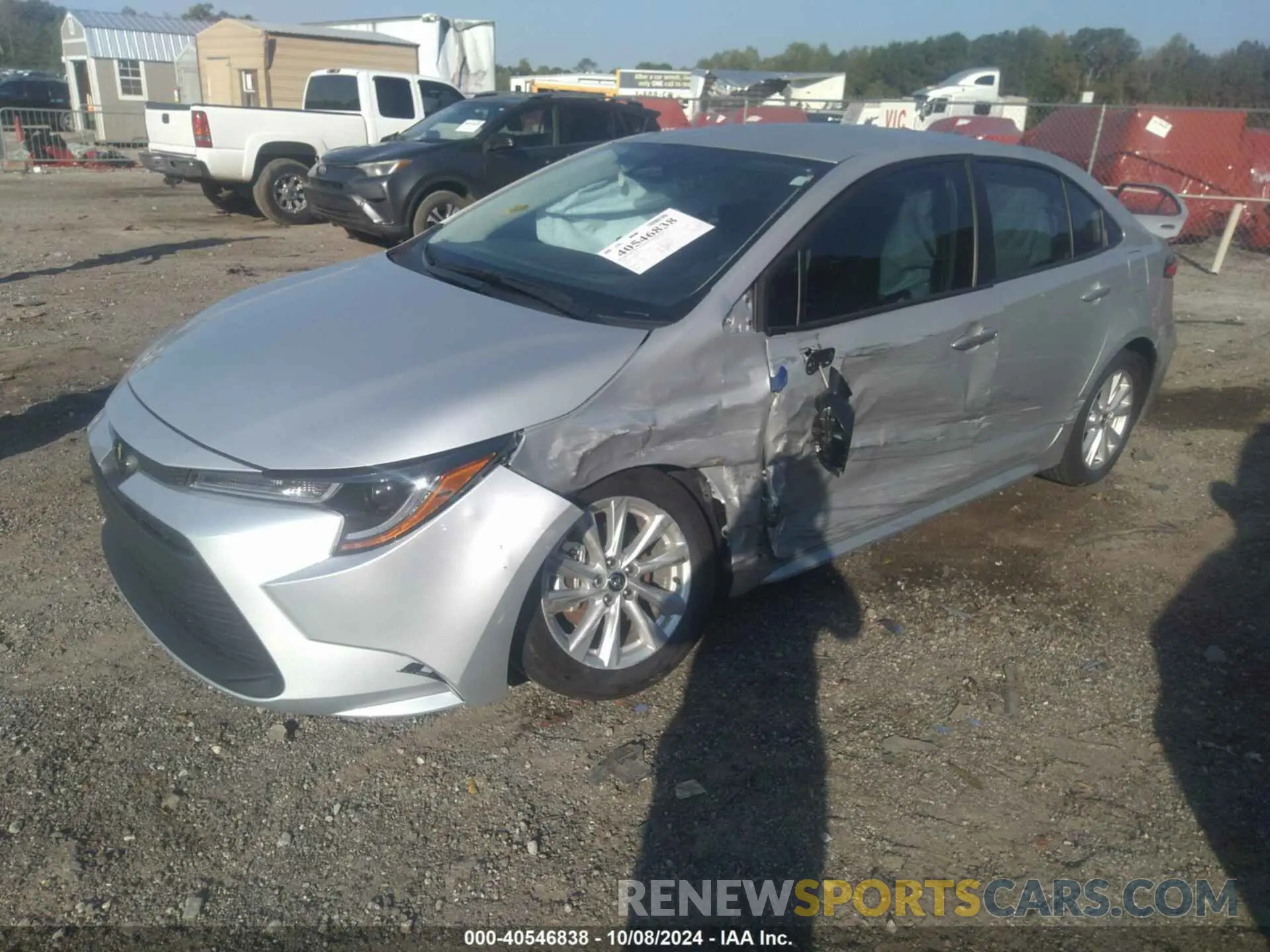 2 fotografías del automóvil dañado 5YFB4MDE9RP102412 TOYOTA COROLLA 2024
