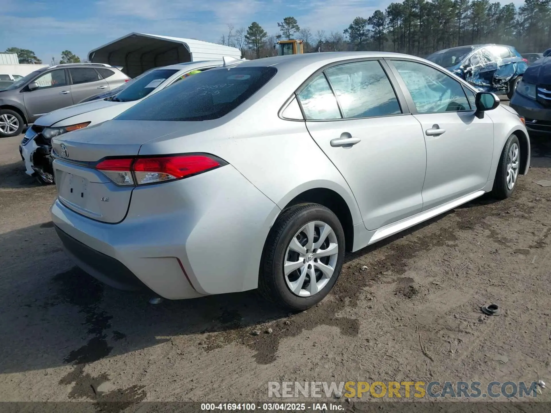 4 fotografías del automóvil dañado 5YFB4MDE9RP126225 TOYOTA COROLLA 2024