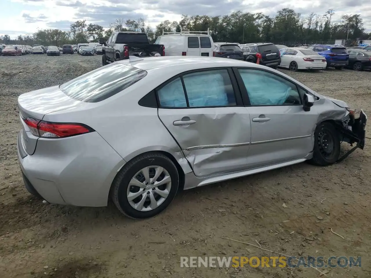 3 fotografías del automóvil dañado 5YFB4MDE9RP132526 TOYOTA COROLLA 2024