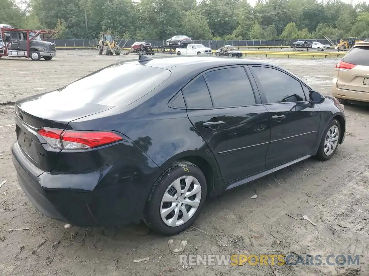 3 fotografías del automóvil dañado 5YFB4MDE9RP135345 TOYOTA COROLLA 2024