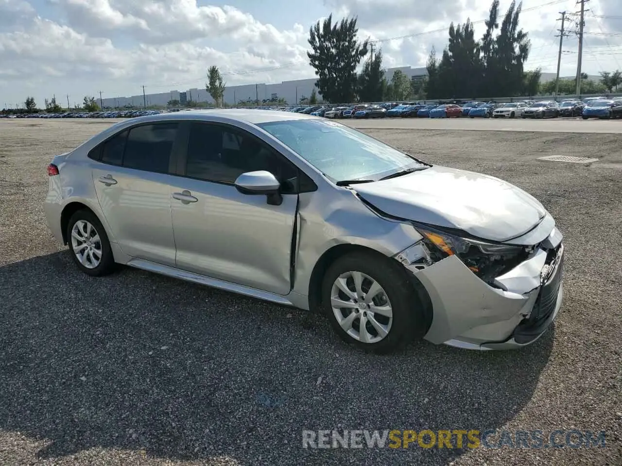 4 fotografías del automóvil dañado 5YFB4MDE9RP139122 TOYOTA COROLLA 2024