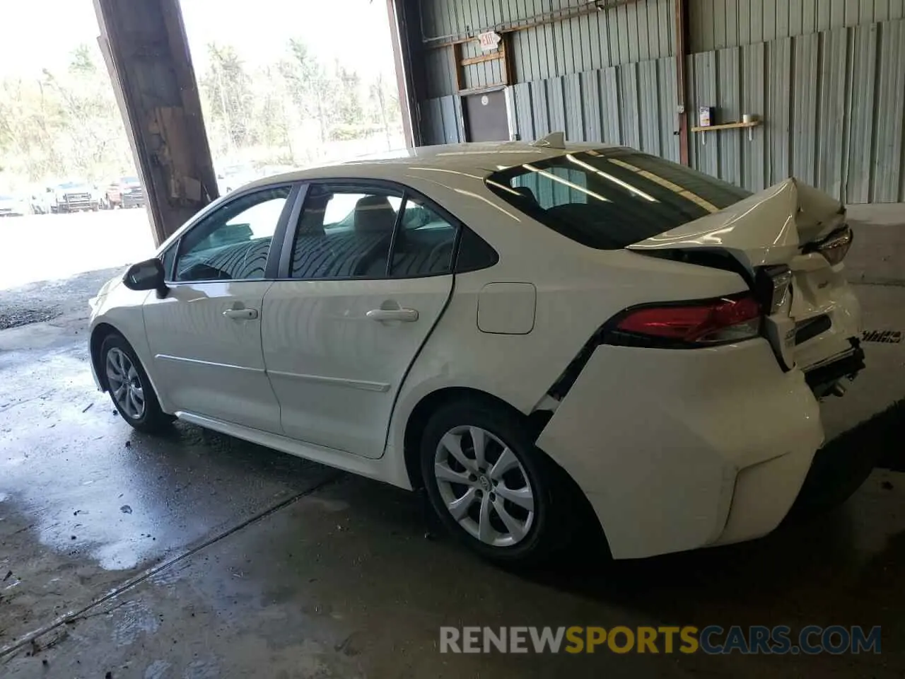 2 fotografías del automóvil dañado 5YFB4MDE9RP173920 TOYOTA COROLLA 2024