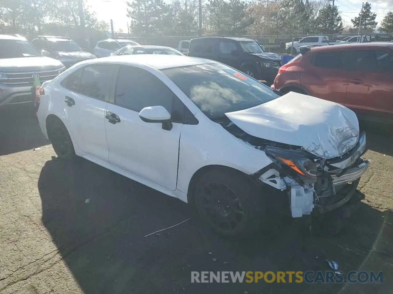 4 fotografías del automóvil dañado 5YFB4MDE9RP180916 TOYOTA COROLLA 2024