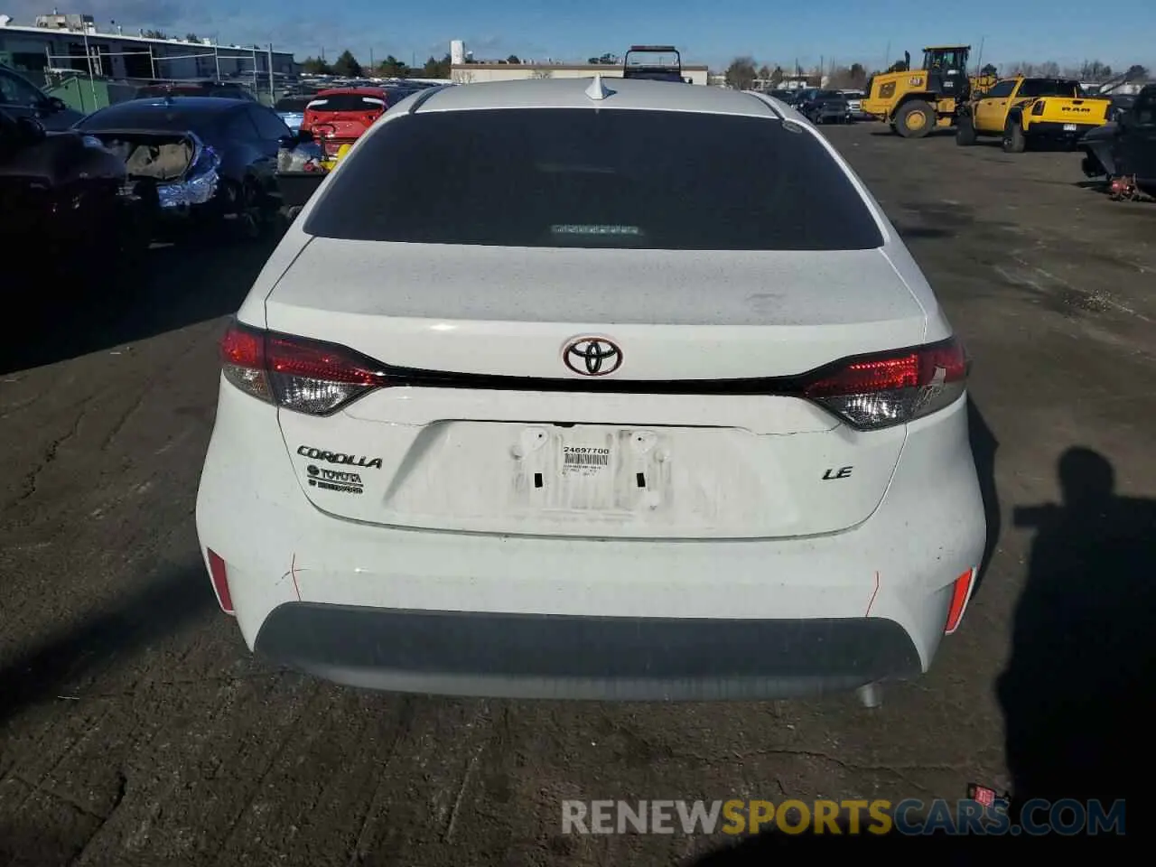 6 fotografías del automóvil dañado 5YFB4MDE9RP180916 TOYOTA COROLLA 2024