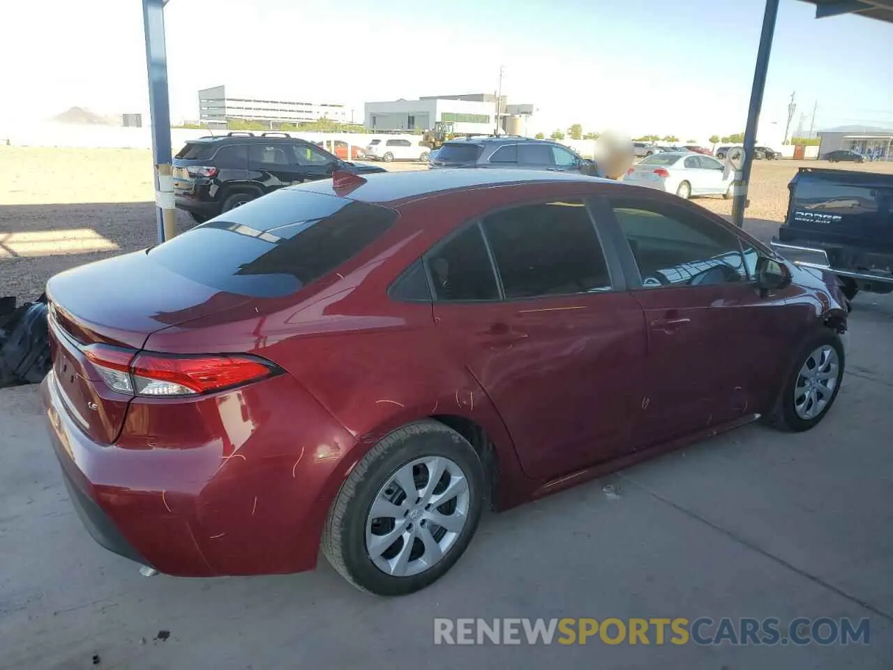 3 fotografías del automóvil dañado 5YFB4MDE9RP186344 TOYOTA COROLLA 2024