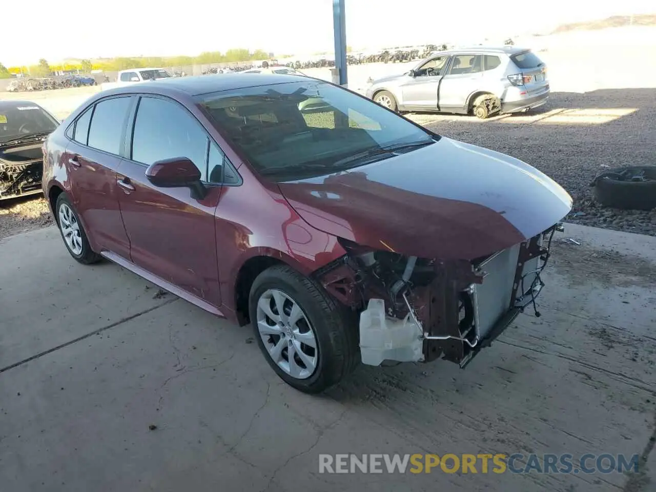 4 fotografías del automóvil dañado 5YFB4MDE9RP186344 TOYOTA COROLLA 2024