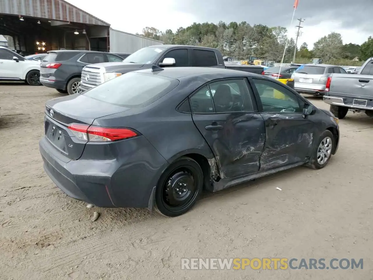 3 fotografías del automóvil dañado 5YFB4MDE9RP187154 TOYOTA COROLLA 2024