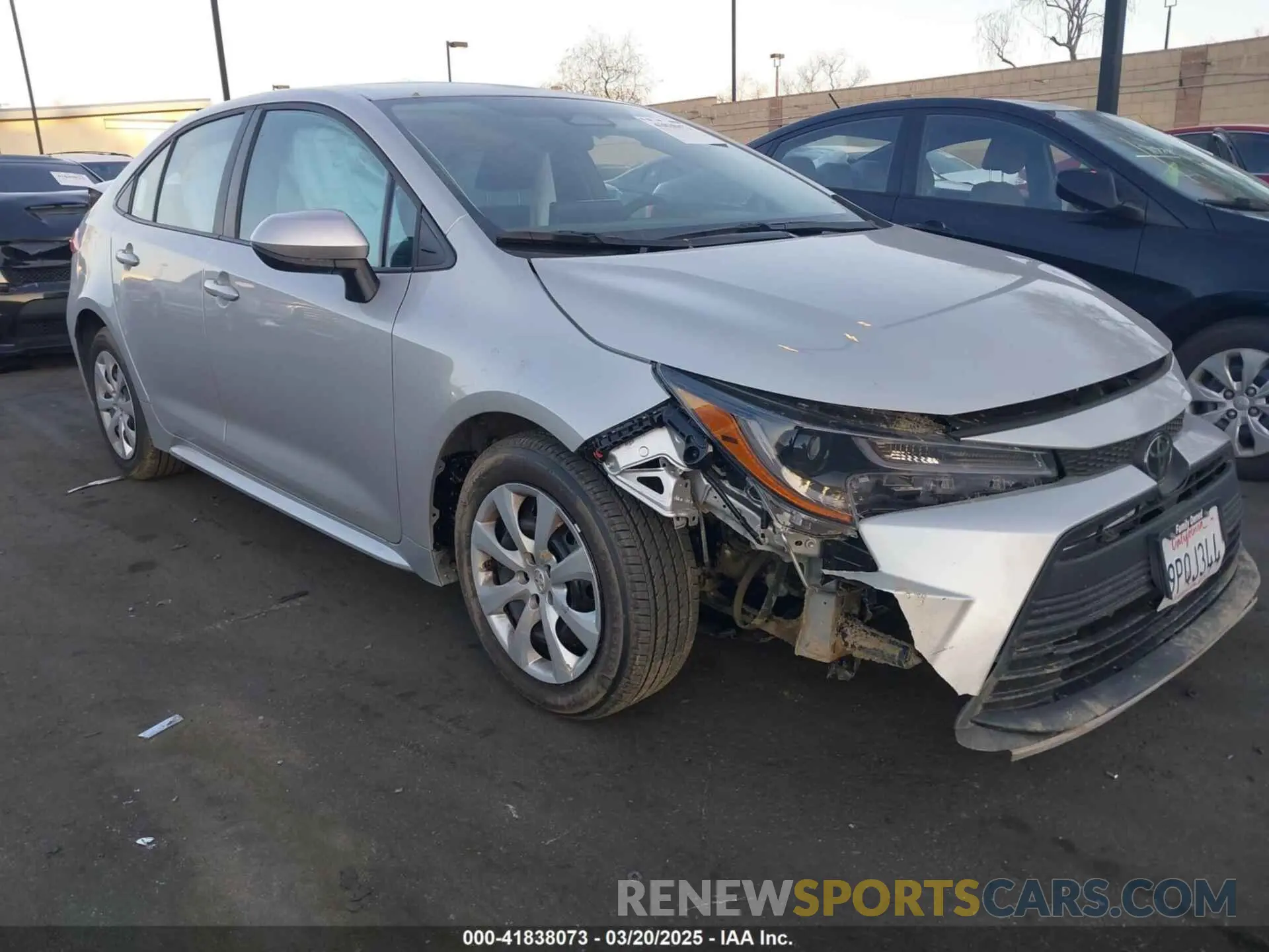 1 fotografías del automóvil dañado 5YFB4MDE9RP227796 TOYOTA COROLLA 2024