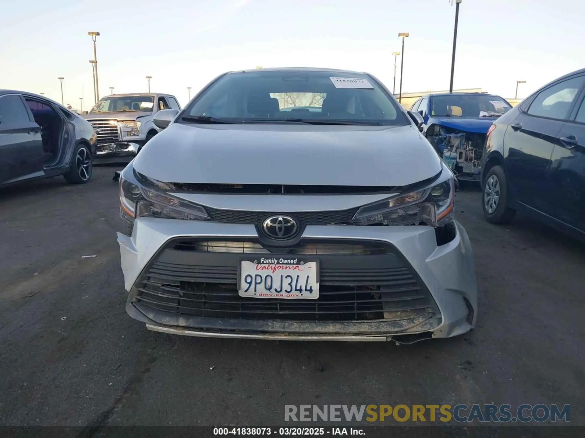 6 fotografías del automóvil dañado 5YFB4MDE9RP227796 TOYOTA COROLLA 2024