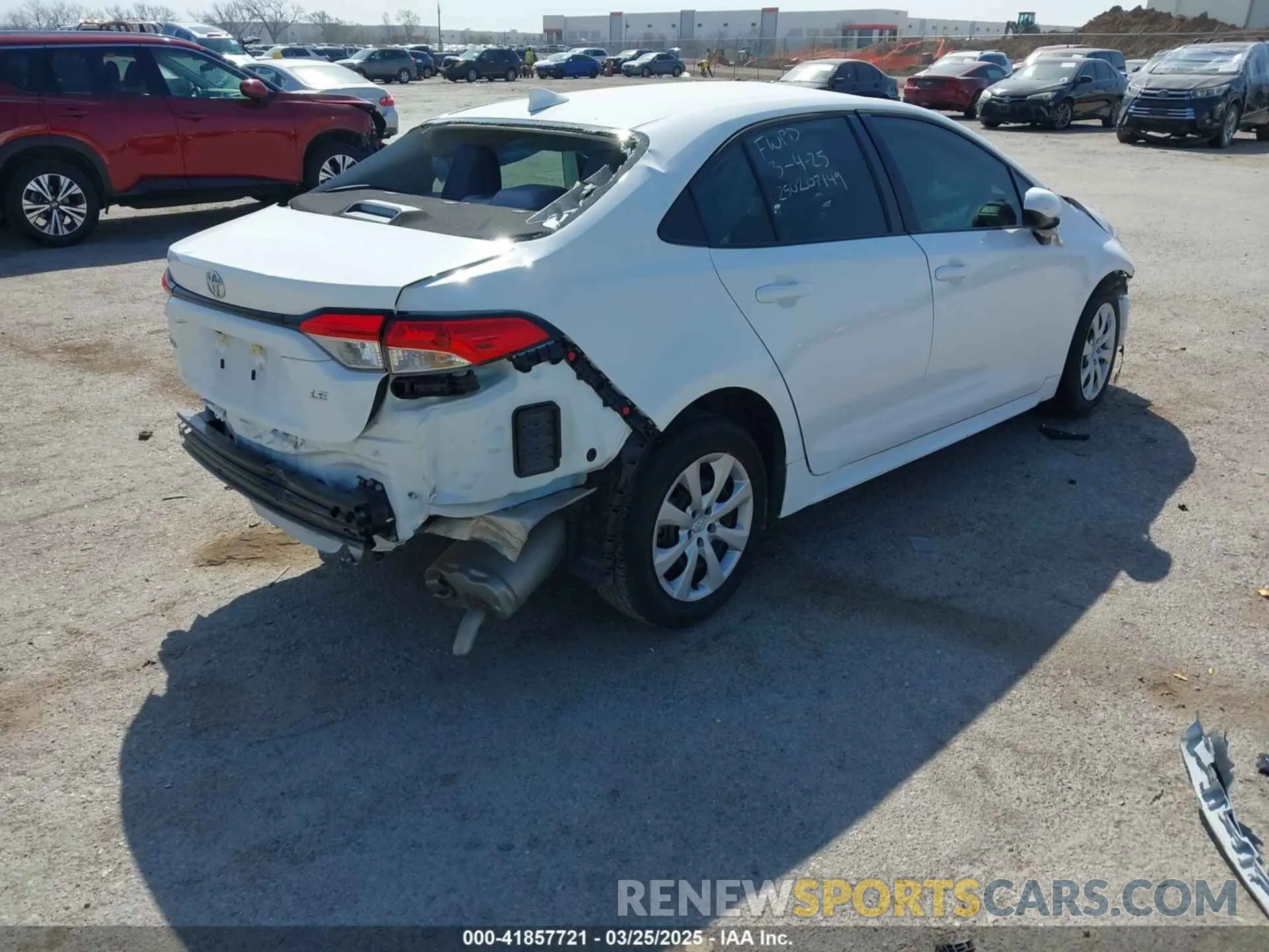 4 fotografías del automóvil dañado 5YFB4MDEXRP105819 TOYOTA COROLLA 2024