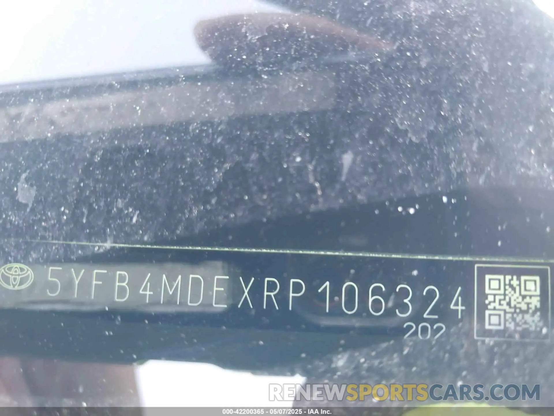 9 fotografías del automóvil dañado 5YFB4MDEXRP106324 TOYOTA COROLLA 2024