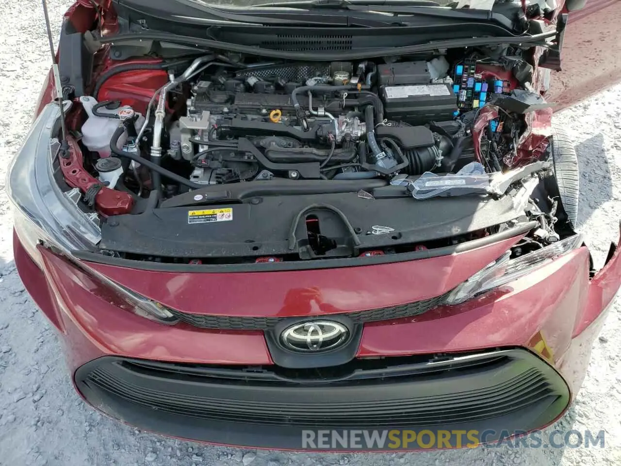 12 fotografías del automóvil dañado 5YFB4MDEXRP114018 TOYOTA COROLLA 2024