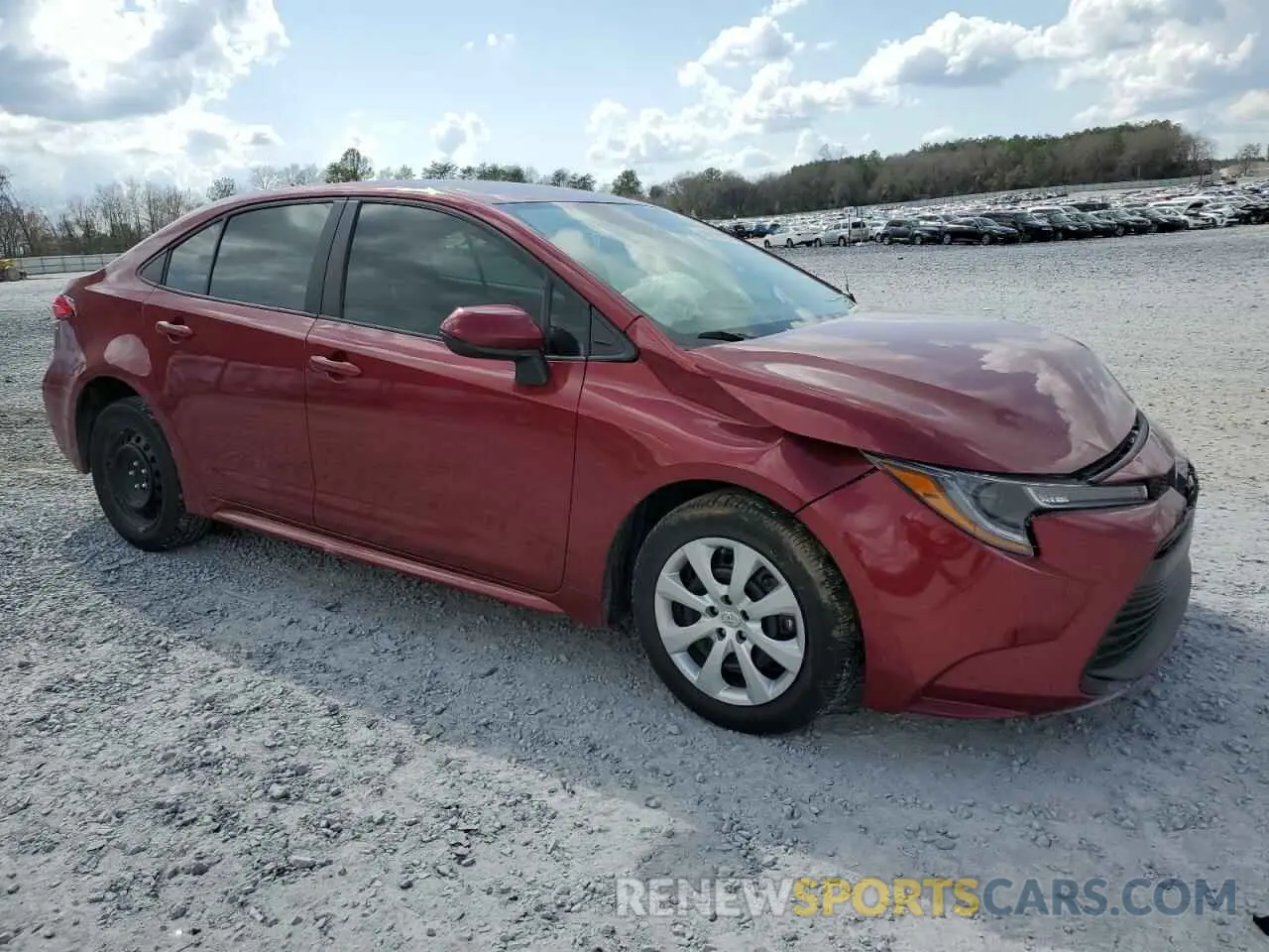 4 fotografías del automóvil dañado 5YFB4MDEXRP114018 TOYOTA COROLLA 2024