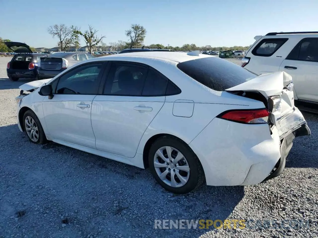 2 fotografías del automóvil dañado 5YFB4MDEXRP116836 TOYOTA COROLLA 2024