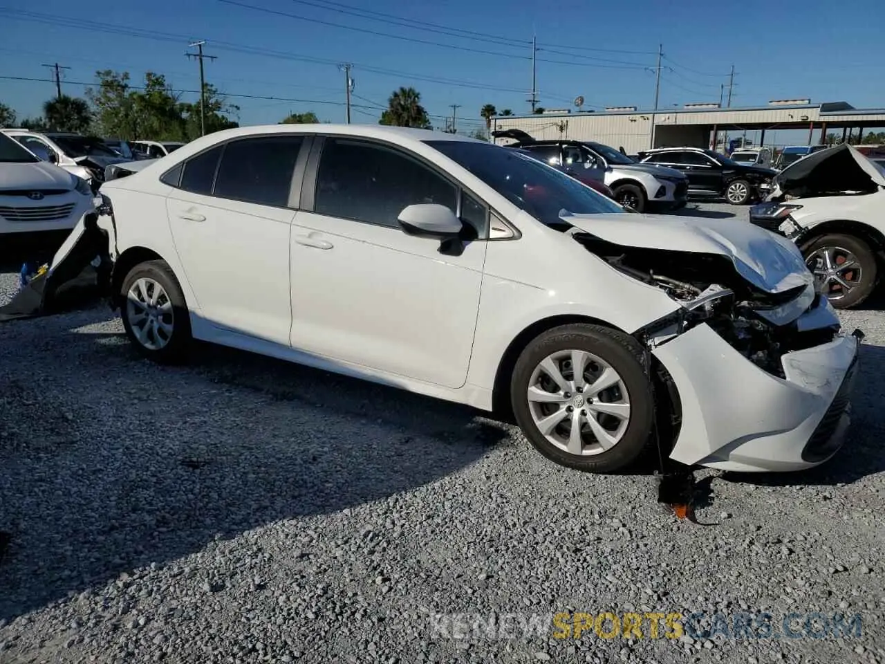 4 fotografías del automóvil dañado 5YFB4MDEXRP116836 TOYOTA COROLLA 2024