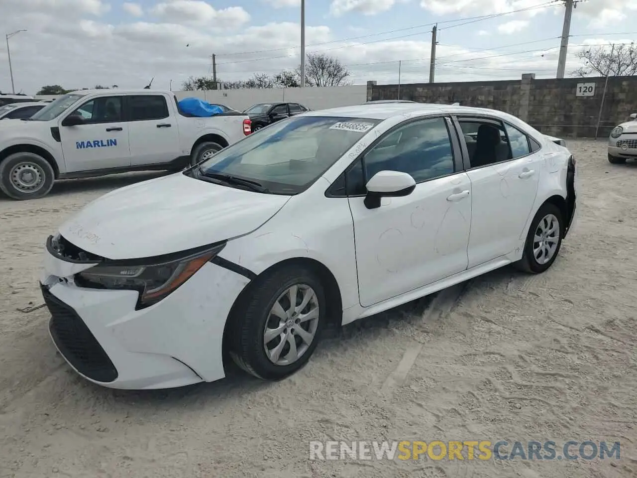 1 fotografías del automóvil dañado 5YFB4MDEXRP125844 TOYOTA COROLLA 2024