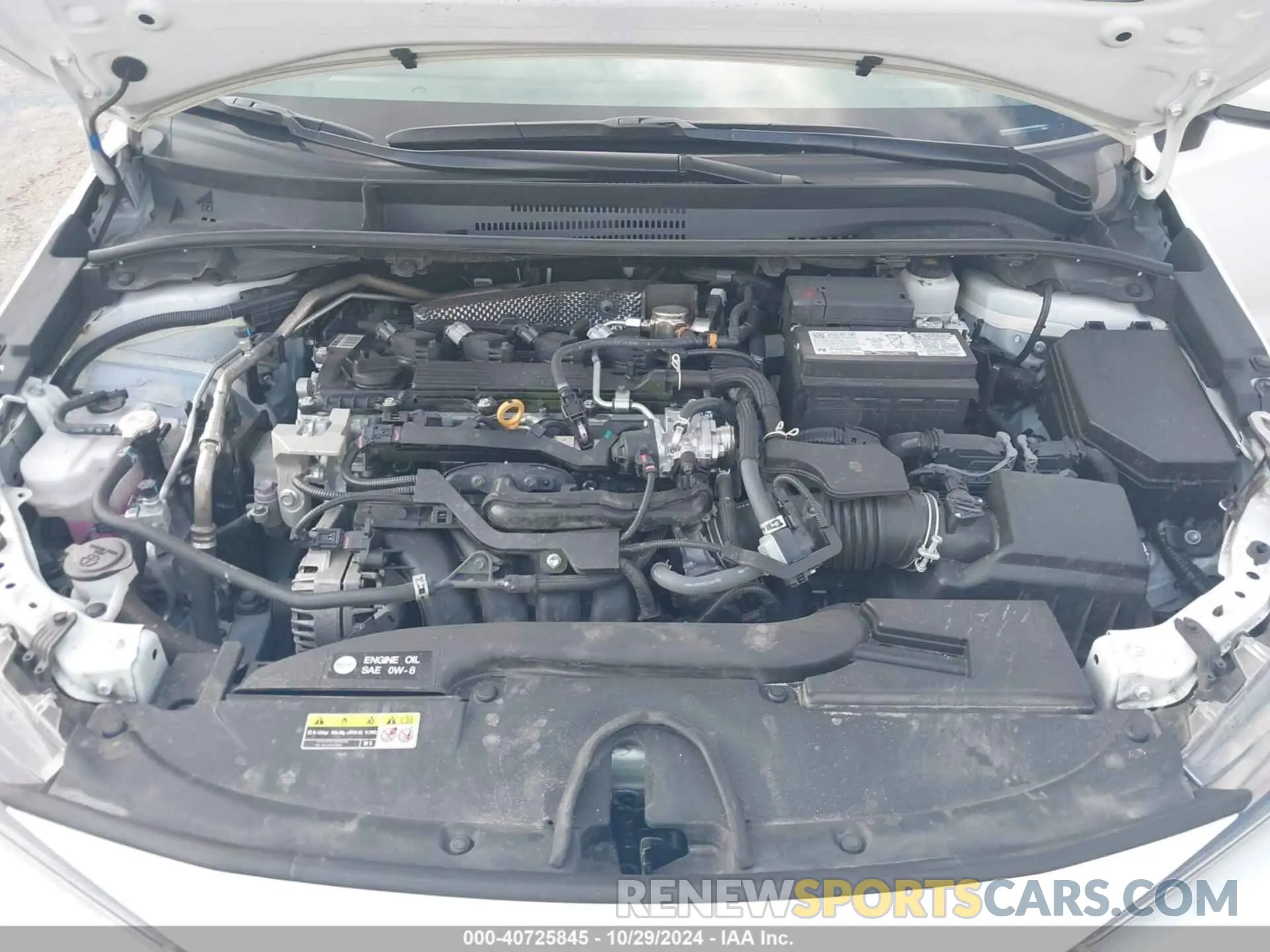10 fotografías del automóvil dañado 5YFB4MDEXRP136777 TOYOTA COROLLA 2024