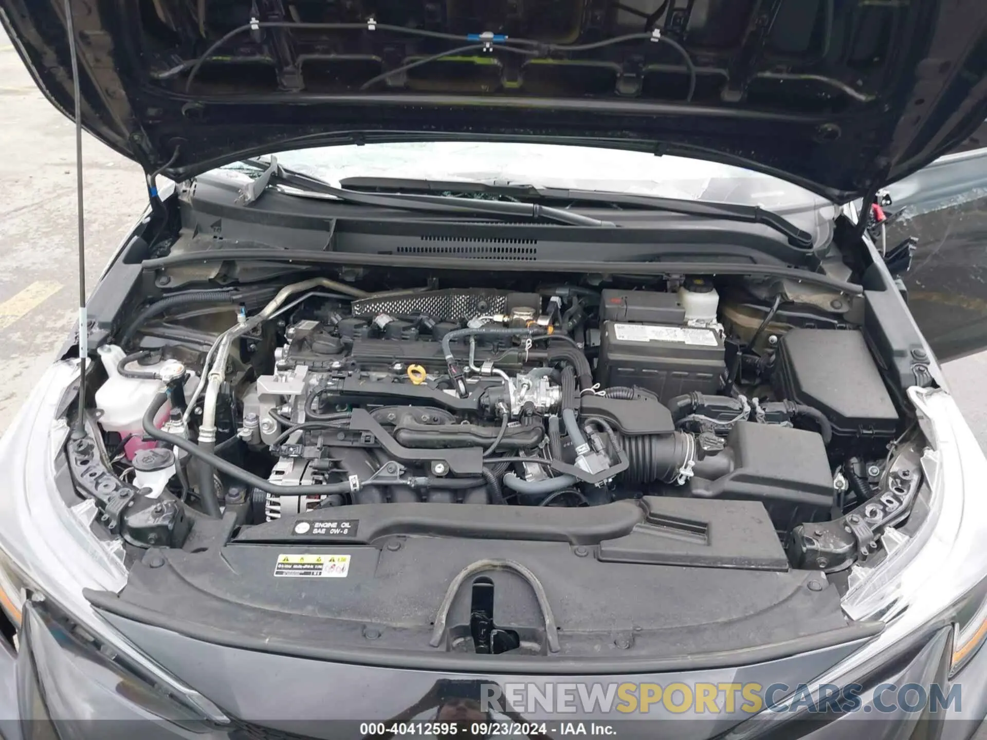 10 fotografías del automóvil dañado 5YFB4MDEXRP141624 TOYOTA COROLLA 2024