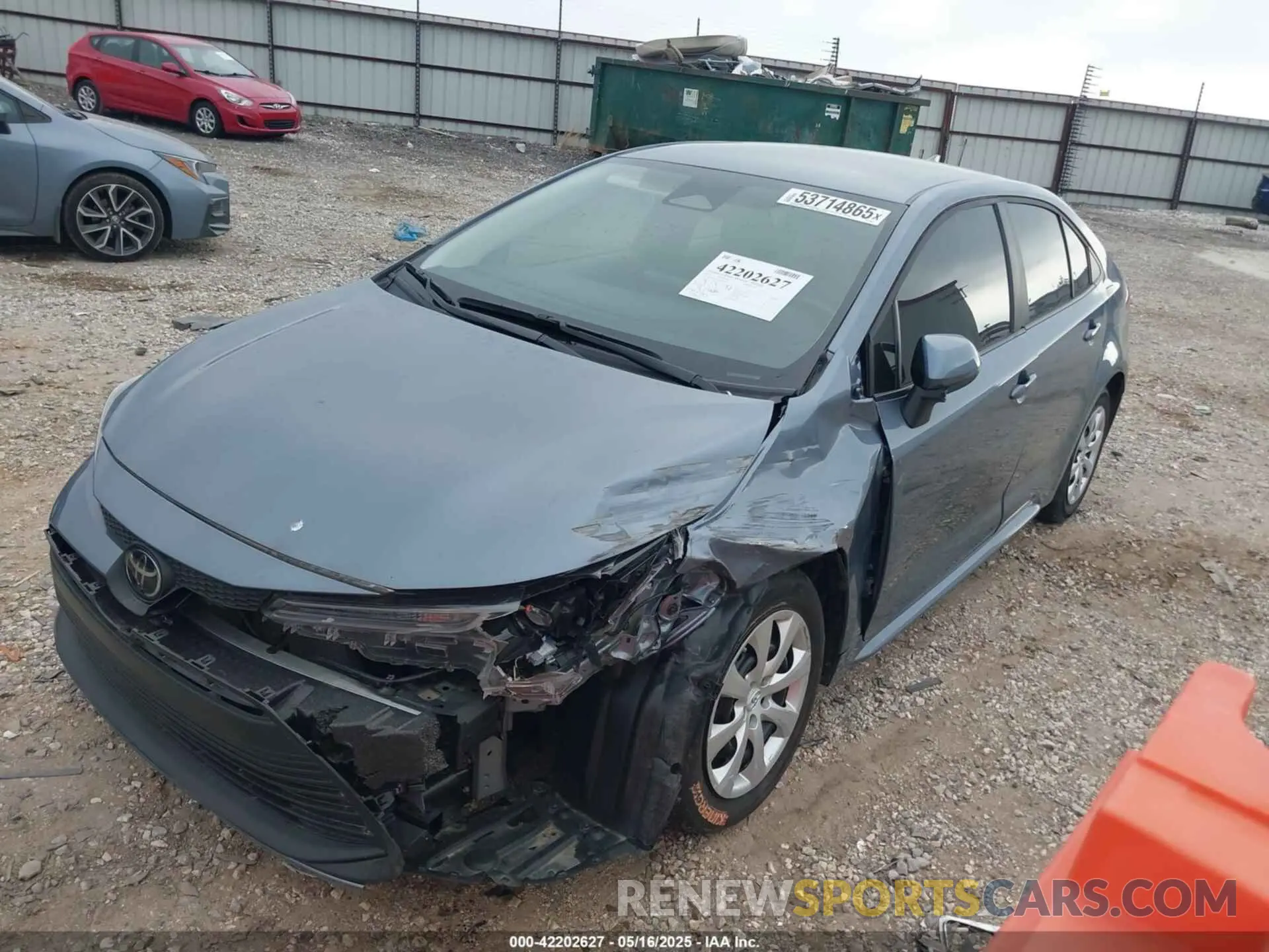 2 fotografías del automóvil dañado 5YFB4MDEXRP149531 TOYOTA COROLLA 2024